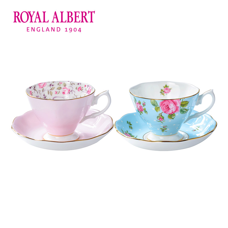 Royal Albert皇家阿尔伯特咖啡杯茶杯碟两对组合套装礼盒送礼推荐 - 图0