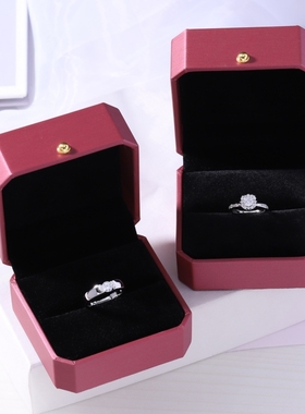 结婚婚礼现场用锆石钻戒仿真戒指