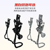Folding electric scooter No. 9 modified rear tripod black and bold