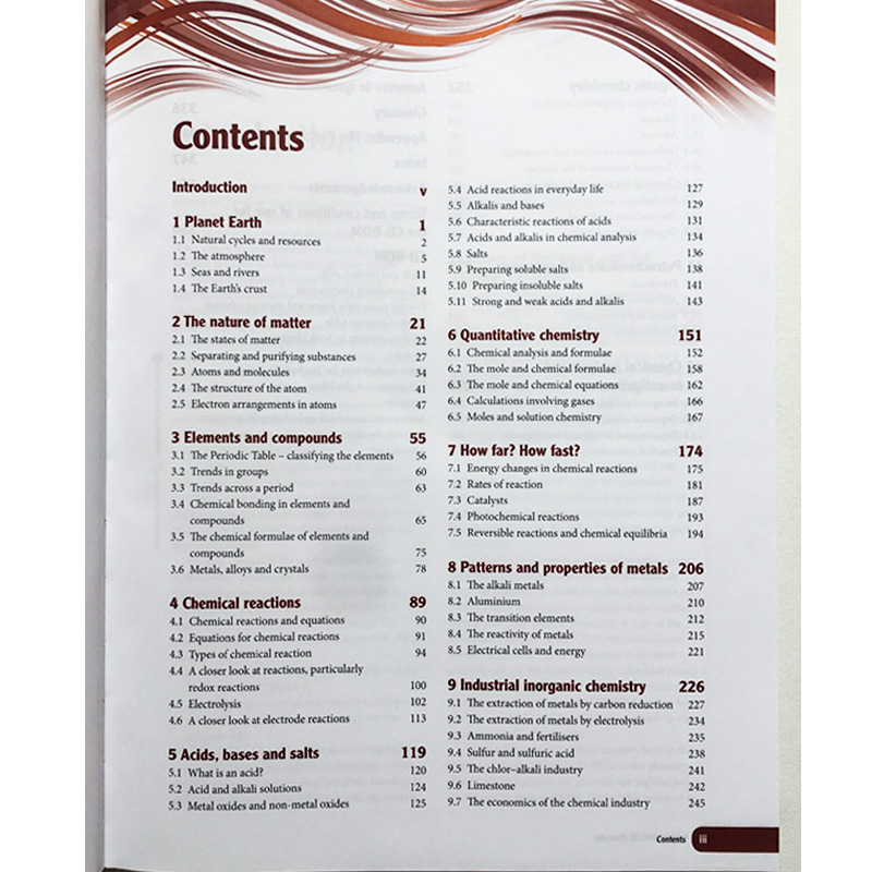 现货 Cambridge IGCSE ®Chemistry Coursebook 原版化学学生用书 fourth edition richard harwood and lan lodge 剑桥大学出版社 - 图0