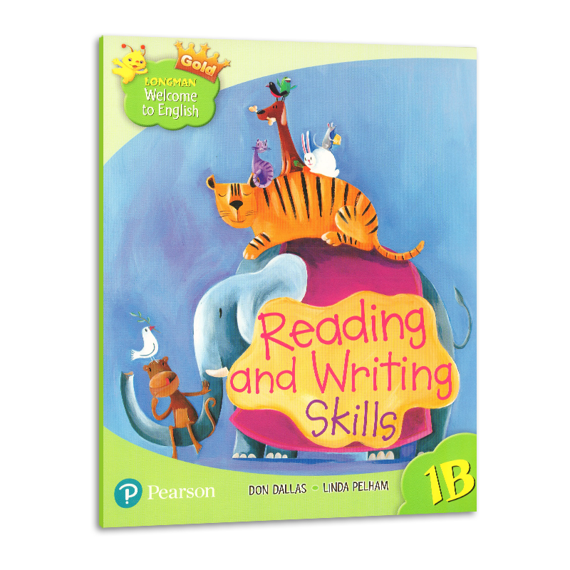 香港朗文少儿英语教材Gold Longman Welcome to English 1A读写练习册Reading and writing skills 123456AB外国语小学英语书