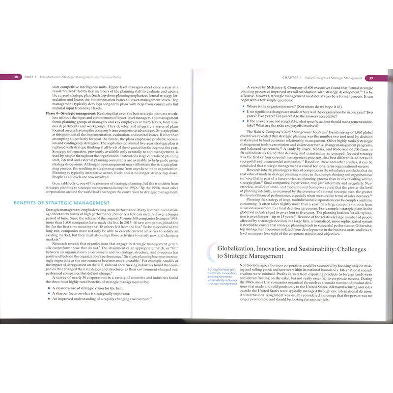 特价清仓原版英文教材 Strategic Management and Business Policy 战略管理和商业政策书 第十五版 - 图2