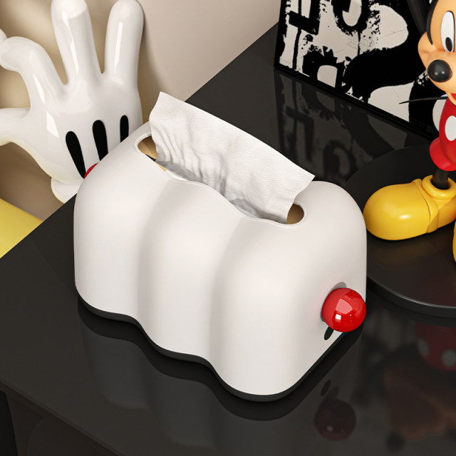 Home desktop creative red ball tissue box