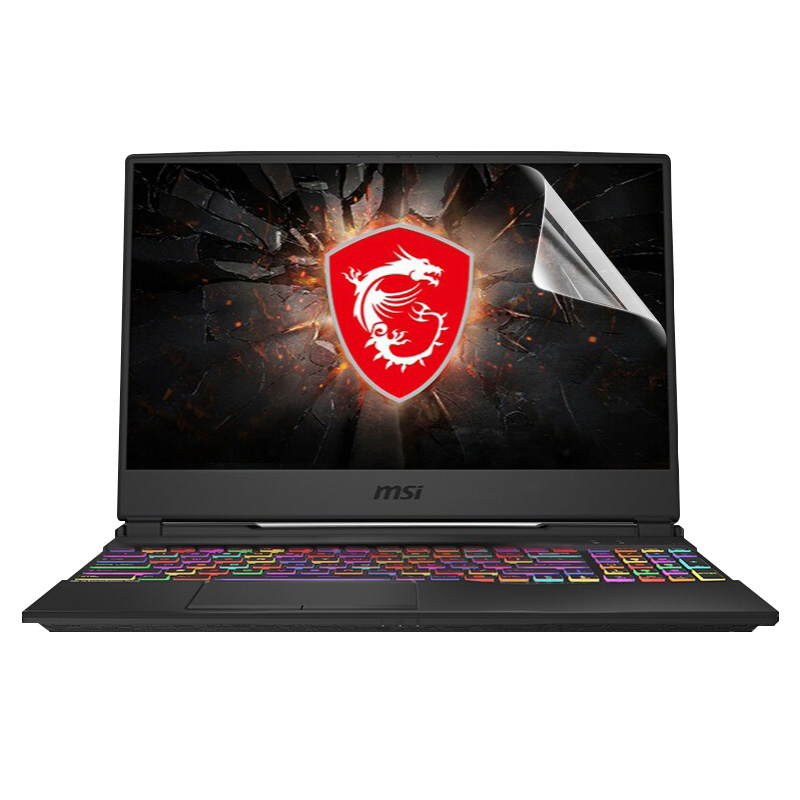 15.6英寸微星(msi)冲锋坦克2 GL65笔记本键盘膜Pro GP65按键位防尘垫套罩电脑屏幕高清防蓝光保护贴膜