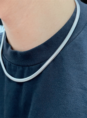 钛钢蛇骨链酷潮ins冷淡风