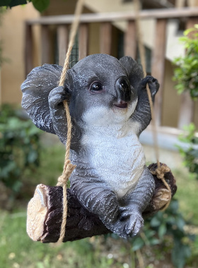 考拉吊饰院子仿真动物创意摆件