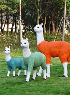 仿真景区售楼部动物雕塑