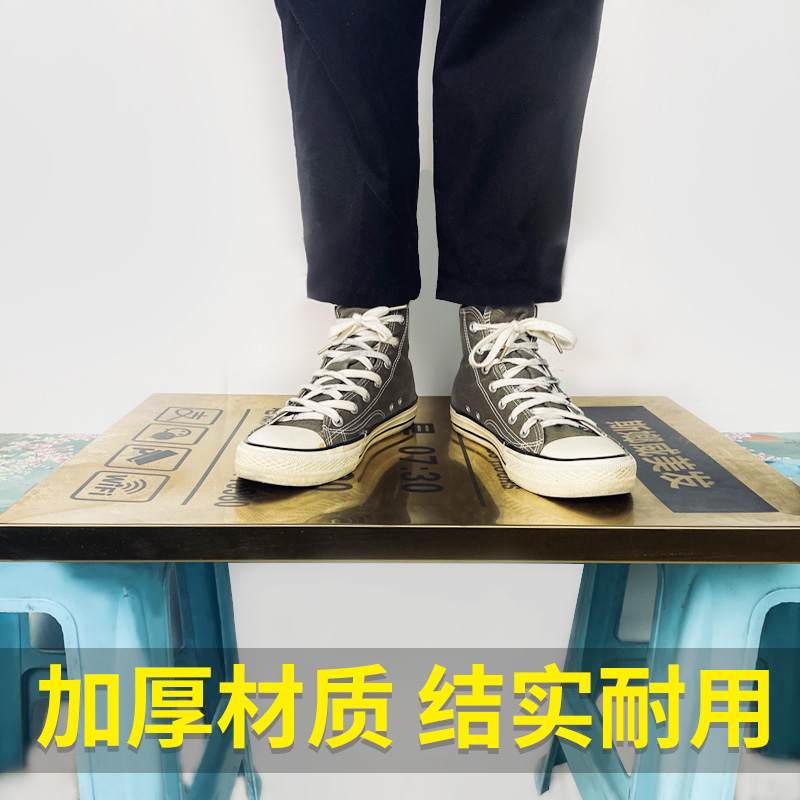 门牌号码牌家用不锈钢户外门牌号定制别墅高级感金属门牌logo定制住宅免打孔街道地址牌指示牌引路牌招牌牌匾,淘宝优惠券,粉丝福利购,淘宝优惠卷