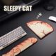 Cute cat mouse pad wrist pad keyboard hand rest girl computer office mouse pad wrist pad mouse pad