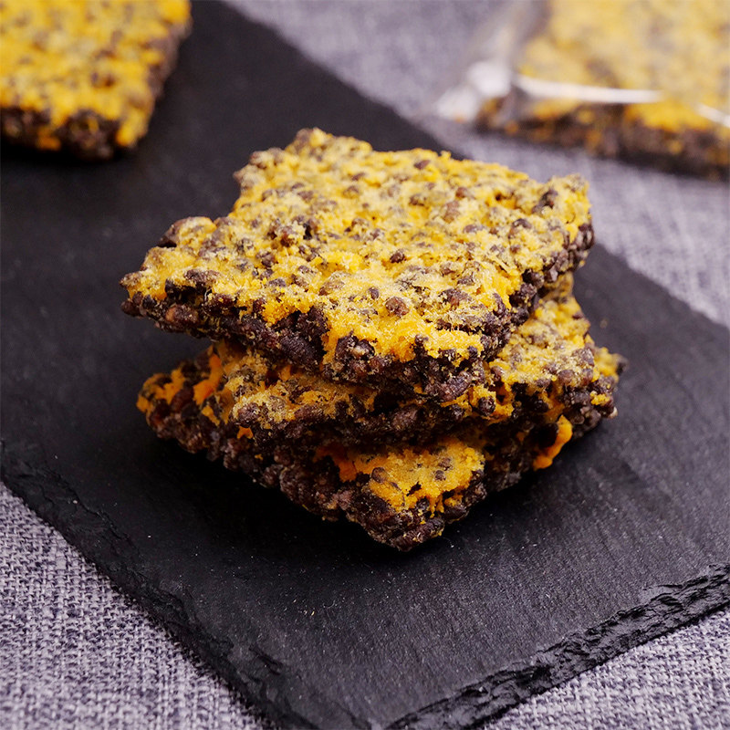 水军锅巴蟹黄肉松零食52g糯米小锅巴解馋小零食休闲小包网红食品