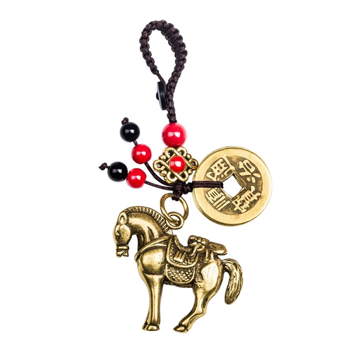 Латунный брелок, аксессуар для друга, подвеска