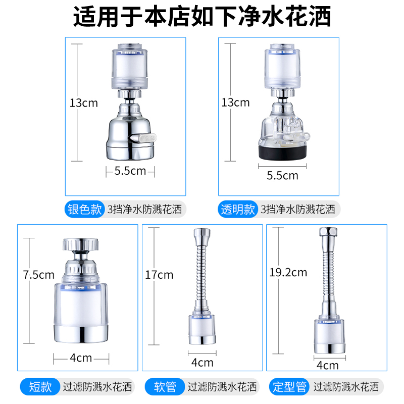 水龙头净水器滤芯自来水过滤器滤芯防溅头花洒PP棉滤芯 - 图2