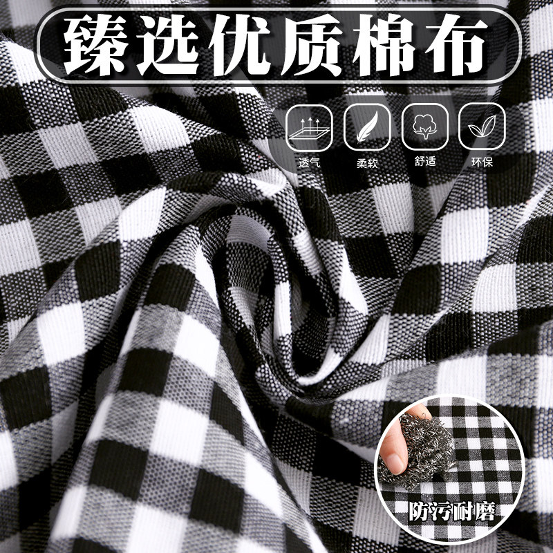 棉布长袖围裙厨房家用做饭卡通可爱罩衣女新款防污耐脏上班工作服,淘宝优惠券,粉丝福利购,淘宝优惠卷