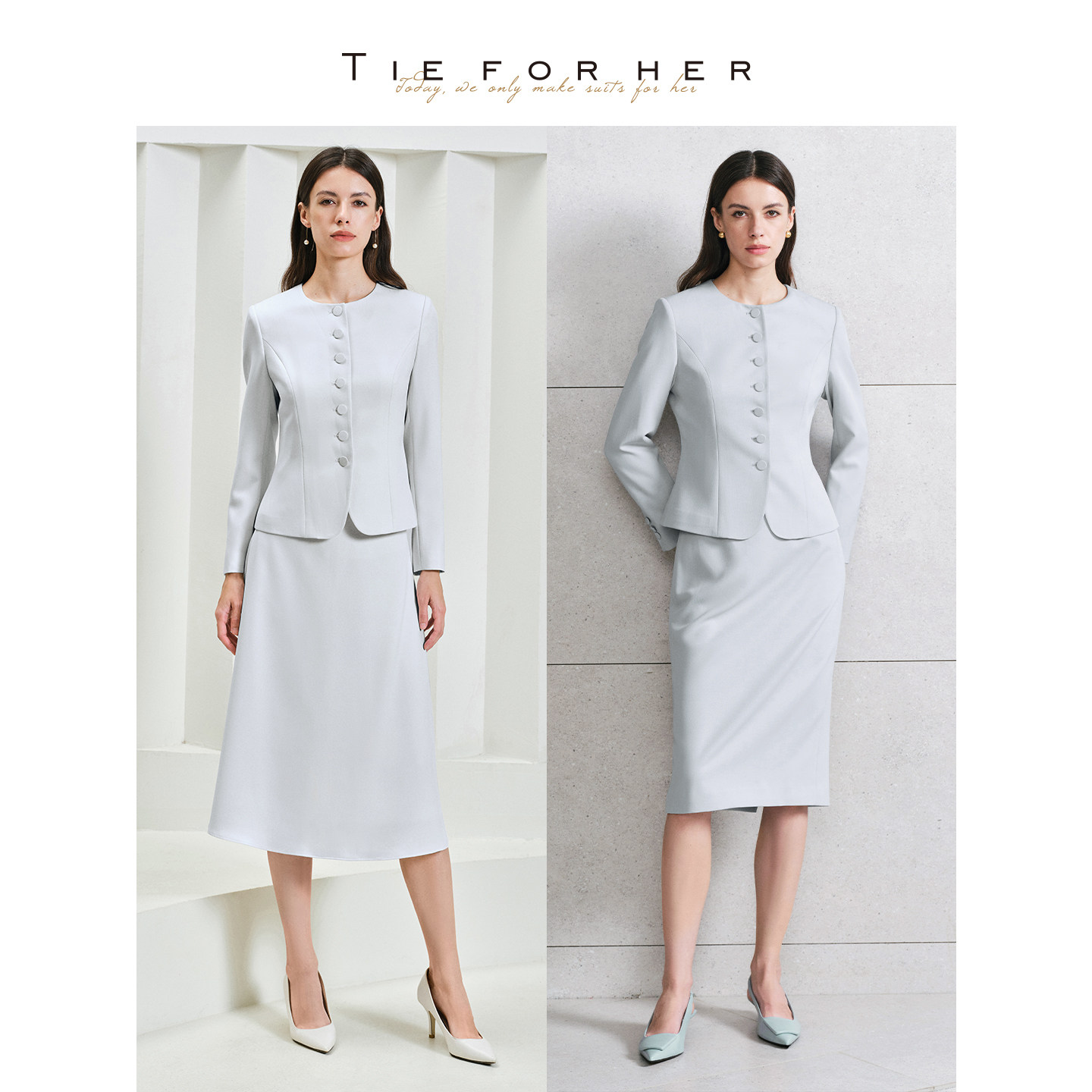 TieForHer Piana孟羽童同款西装外套女圆领单排扣千金风日常通勤,淘宝优惠券,粉丝福利购,淘宝优惠卷