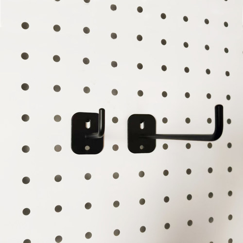 万能单脚孔板洞洞板苹果挂钩圆孔五金工具饰品挂架配件方孔展示架 - 图1