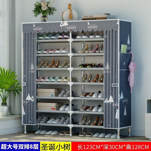 简易经济型鞋架子家用鞋子防尘多层大容量宿舍放门口鞋柜收纳神器 - 图2