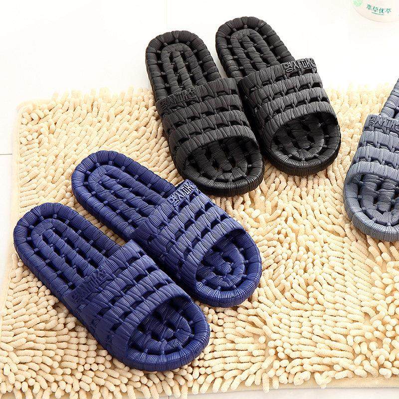 漏水拖鞋男防滑洗澡软底漏水居家拖鞋家用静音四季镂空男士凉拖鞋,淘宝优惠券,粉丝福利购,淘宝优惠卷