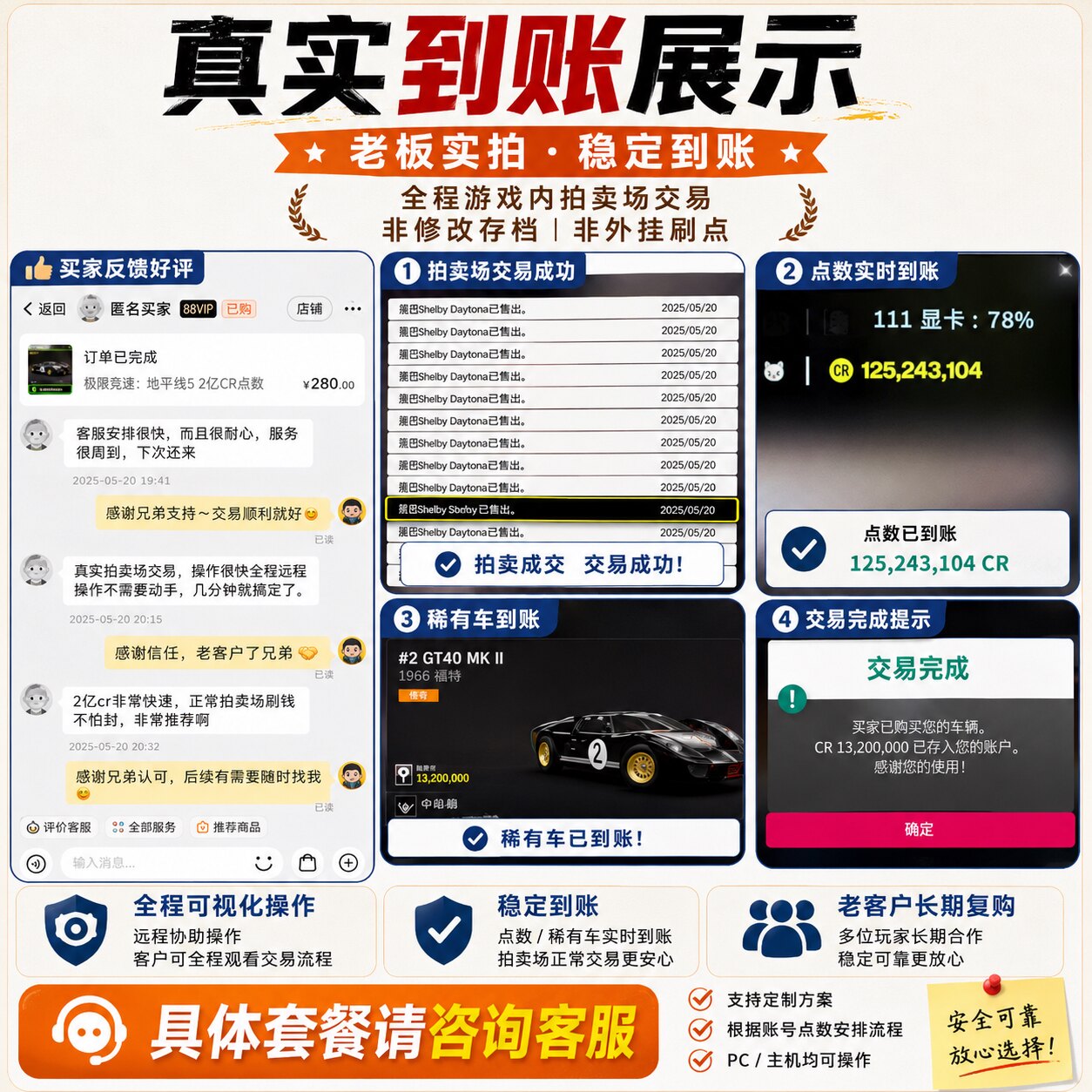 极限竞速地平线6CR点数稀有车刷钱金币全车存档超级抽奖技能点