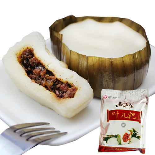 乐山特产阙记纪大叶儿粑糯米糕点猪儿粑12个猪肉芽菜芝麻馅1140g - 图3