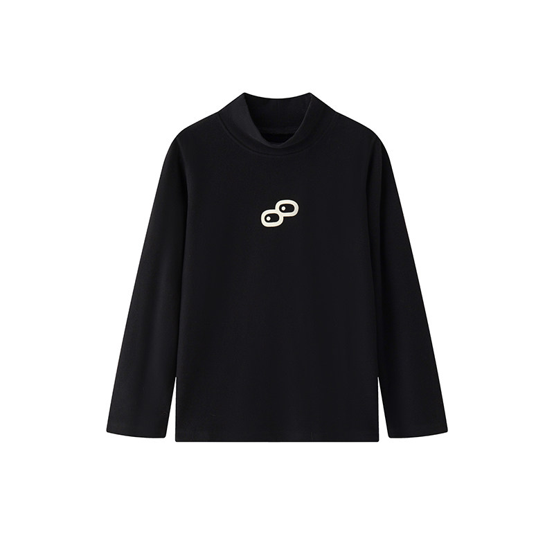 Shrimp paste hemp three-color cashmere warm base T-shirt