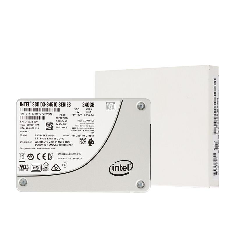 Intel/英特尔S4510 240G 480G 960G 1.92T企业级SATA3固态硬盘SSD - 图3