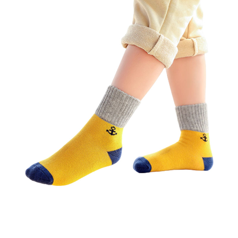 舒适休闲棉质透气男孩秋儿童袜子 希贝莎短袜/打底袜/丝袜/美腿袜