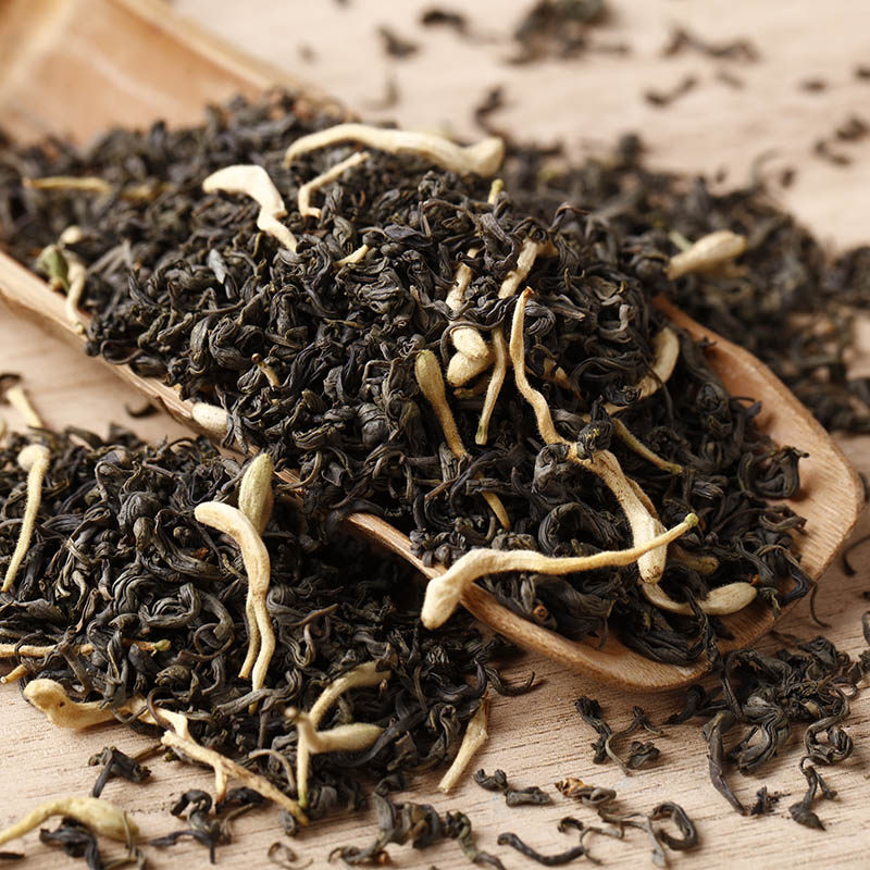 熬夜养生茶金银花叶解腻清火花茶 金翘养生茶