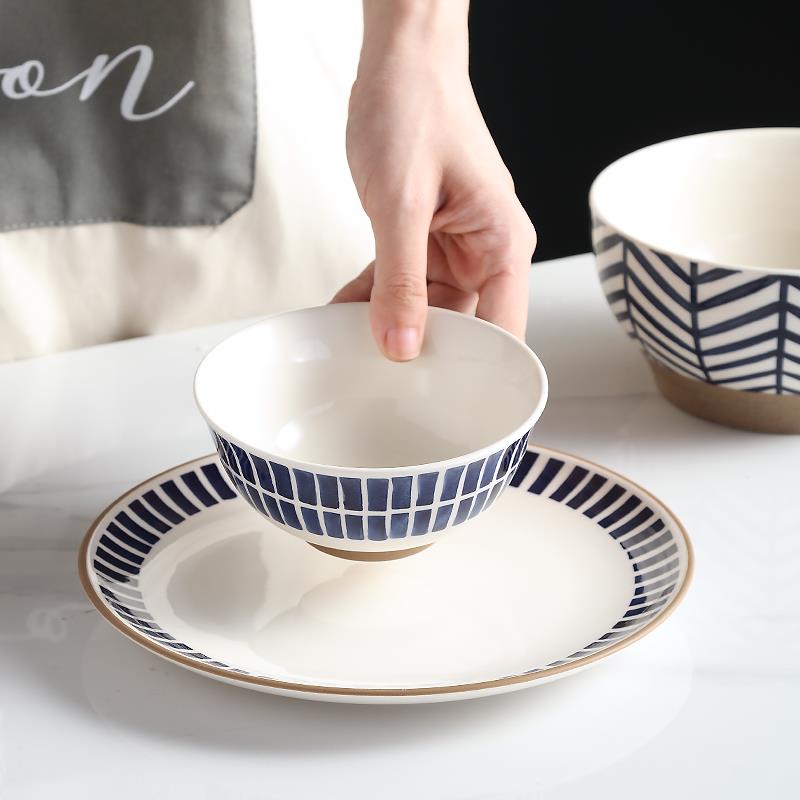 陶瓷日式面碗米饭碗创意个性家用大号吃面条碗套装大碗汤碗拉面碗-图2