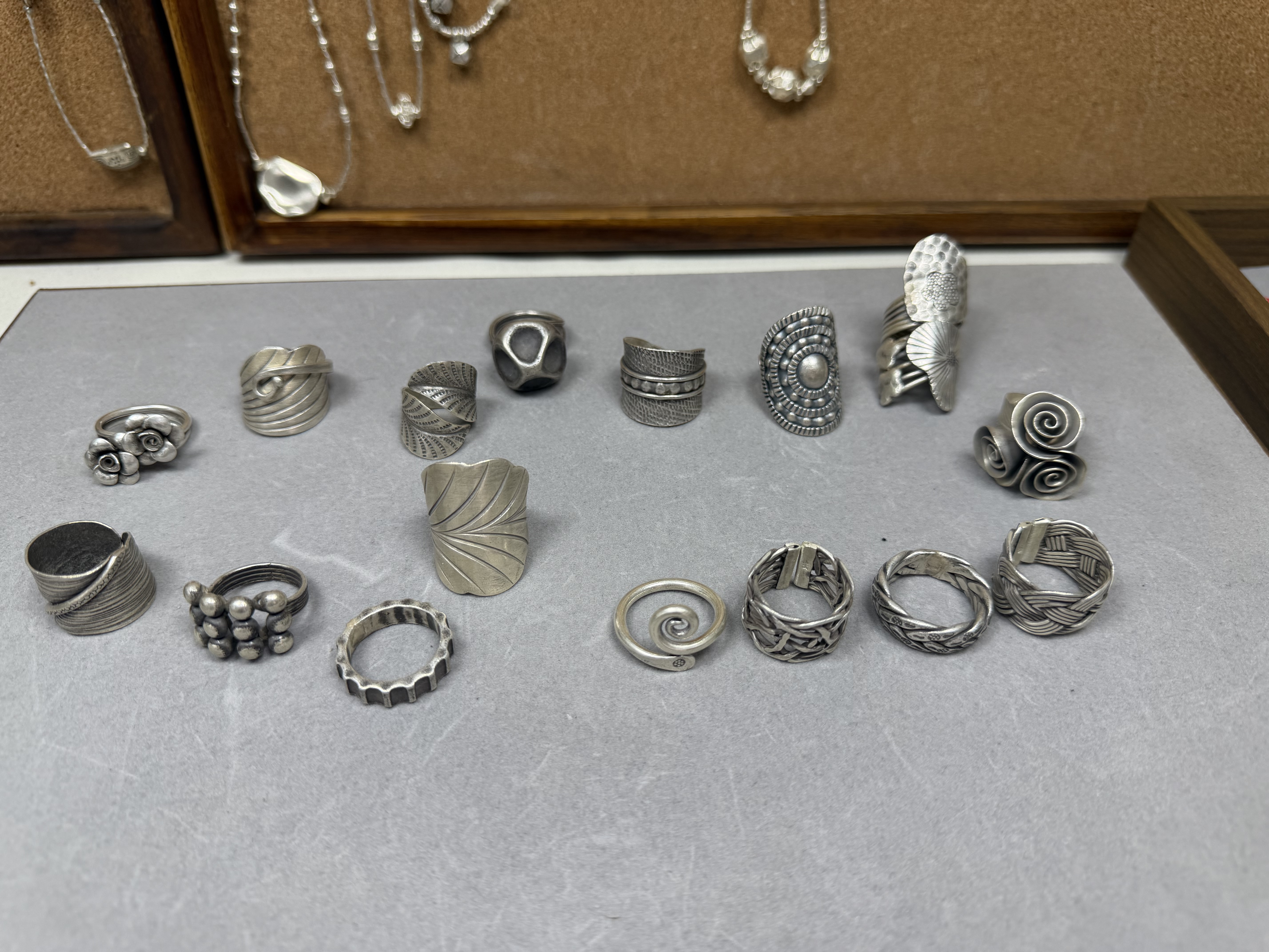 Thai handmade silver jewelry ring