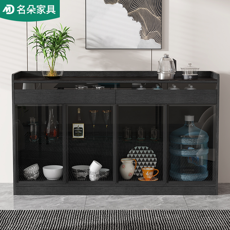 茶水柜烧水壶一体轻奢岩板酒柜餐边柜家用办公室水吧茶吧机5G150 - 图2