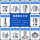 316 material male end flange quick connector male end quick connector stainless steel F type with flange