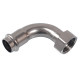 Pressure type pipe fitting inner wire union 90 elbow moving screw