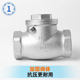 304 stainless steel horizontal check valve one way