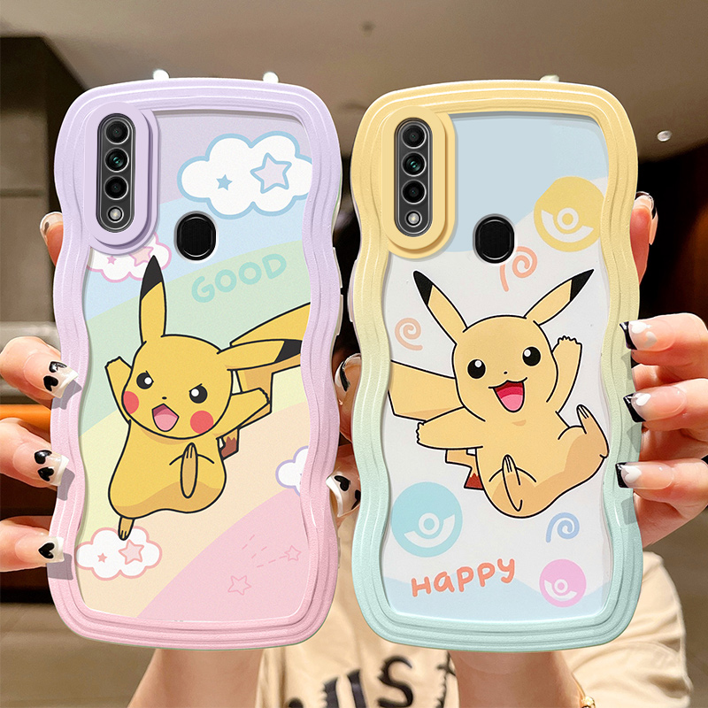 适用OPPO A8手机壳动漫PDBM00日韩网红0pp0a8保护套简约波浪新款oopoa8可爱少女心opopa8多米诺opoa8硅胶卡通