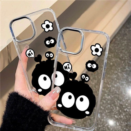 时尚煤球适用于华为Y92019手机壳华为Y7Pro2019日韩透明壳华为Y9Prime2019卡通可爱少女保护套硅胶男 - 图3