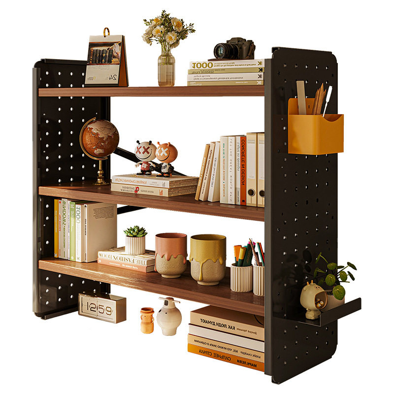 新桌面置物架桌上书架洞洞板书桌收纳学生家用电脑桌整理架分层架,淘宝优惠券,粉丝福利购,淘宝优惠卷
