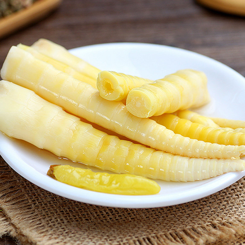 超友味190g泡椒味笋尖网红素食特产零食下饭菜竹笋干干货嫩脆笋尖