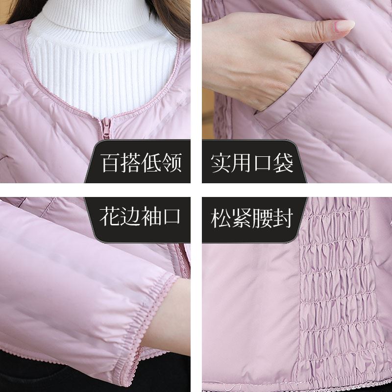 羽绒内胆女修身轻薄内穿短款秋冬马甲打底低领妈妈紧身保暖羽绒服 羽绒内胆女修身轻薄内穿短款秋冬马甲打底低领妈妈紧身保暖羽绒服