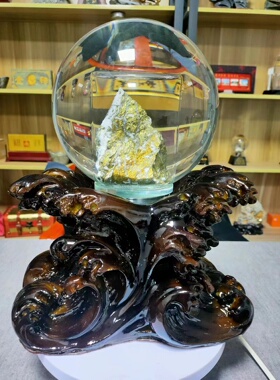 黄金石纯手工雕刻送礼首选