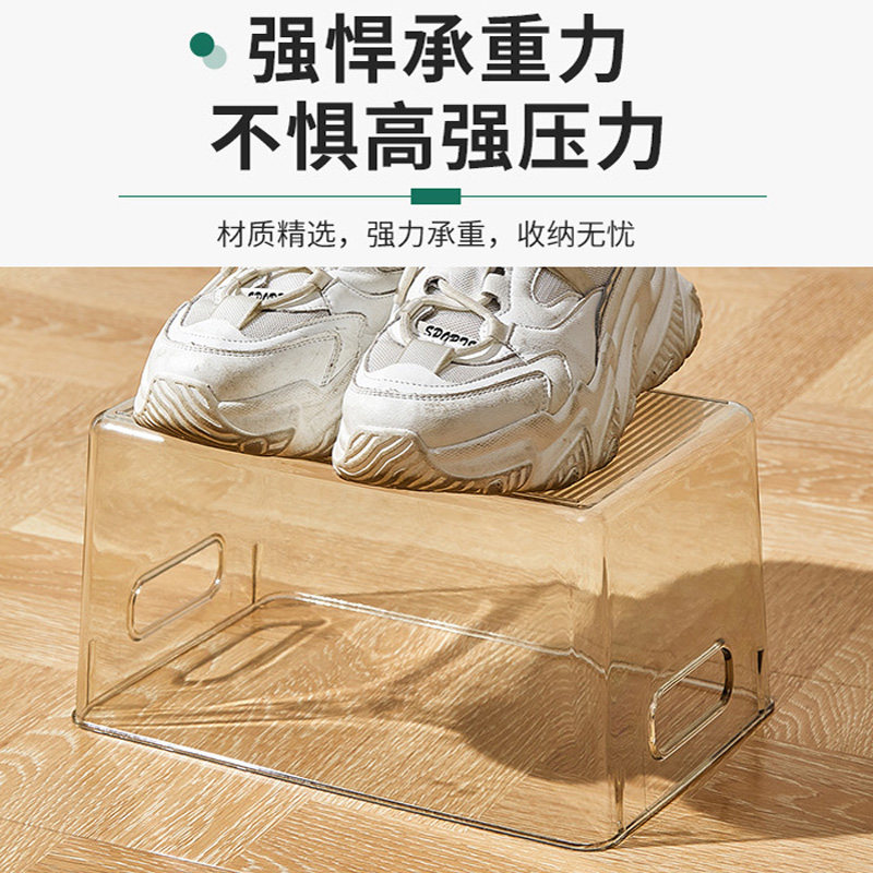 书本收纳盒透明绘本RAZ收纳桌面牛津树儿童架书柜整理神器装书籍