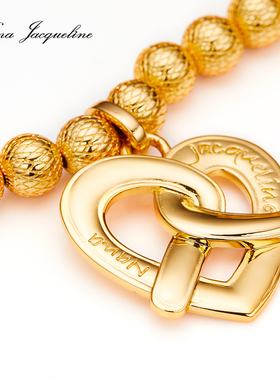 NanaJacqueline项链扭扭结爱心