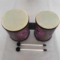 Olff instrumental young teaching aids percussion instruments Early teaching young teaching Puzzle hand beat drum Bongo drums custom-made