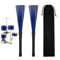 Rack Subdrum Jazz Drum Nylon Silk Drum Brush Drum Stick Mouth Plush Cloth Bag Rod Nylon Retractable