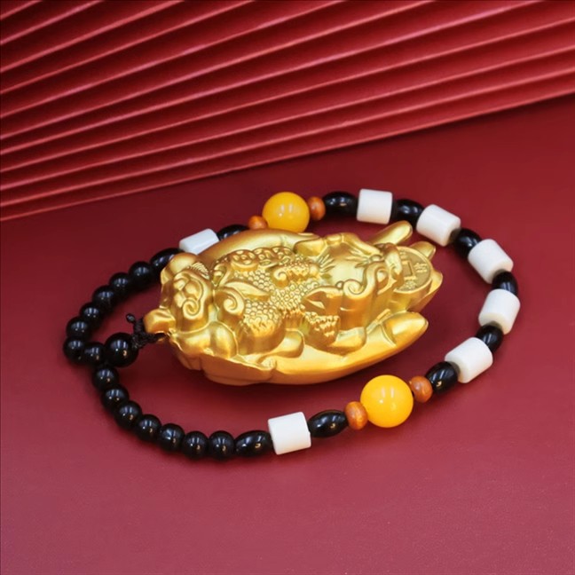 实心佛手招财貔貅手把件吊坠挂件黄铜工艺品桌面居家招财摆件礼品 - 图1