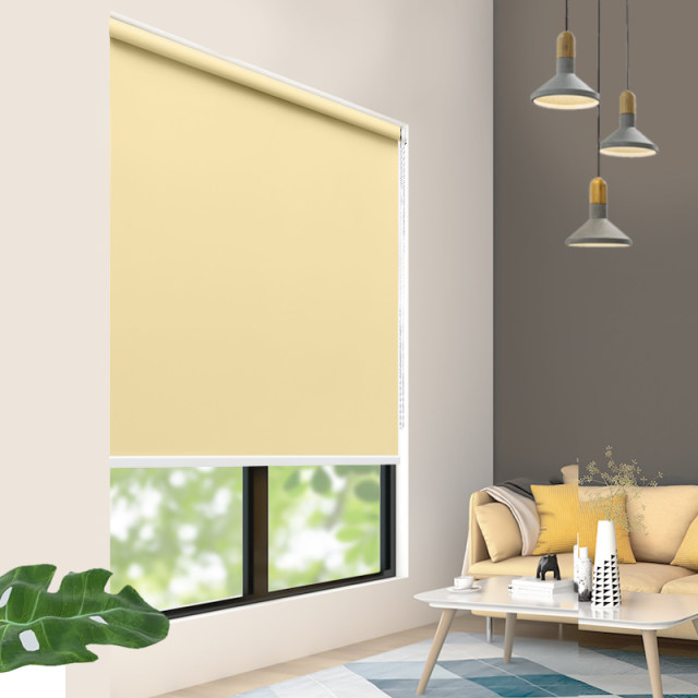 Fumeishu blackout simple hole-free roller blinds