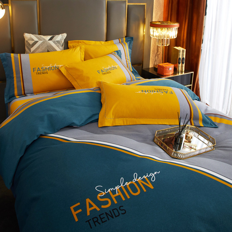 加厚磨毛四件套全棉纯棉100床上用品秋冬床单被套床笠被罩三件套4,淘宝优惠券,粉丝福利购,淘宝优惠卷