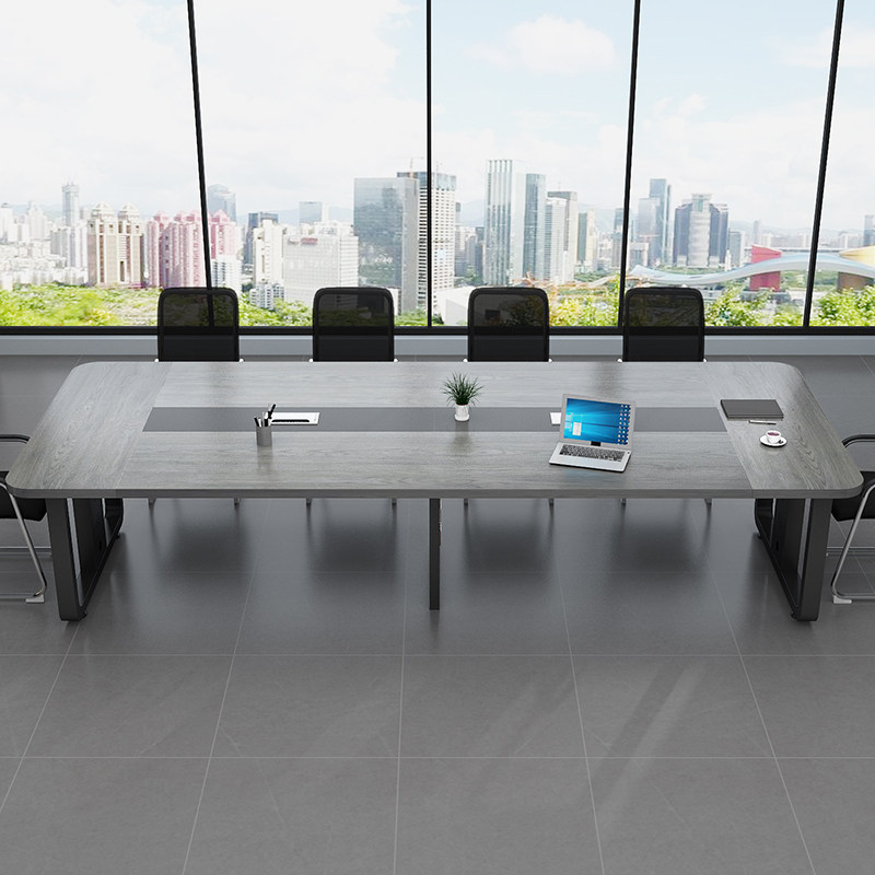会议桌长桌工作台条形桌子简约现代大小型培训会客工作台桌椅组合