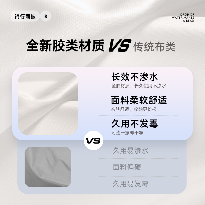 围埕内雨衣电动车女款单人电瓶摩托车骑行专用长款全身防暴雨雨披
