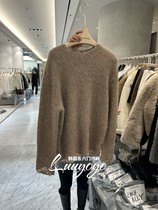 101SHOWROOM Korea East gate 2023 Winter new casual warm 100 lap pure color sweater