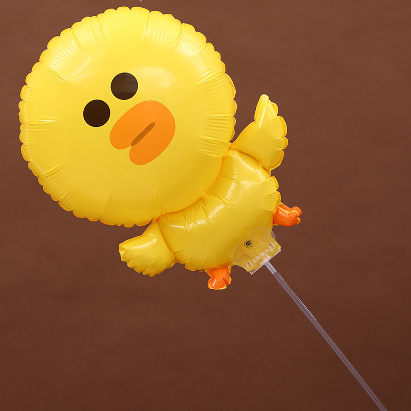 大号夹片气球手持带杆卡通61恐龙六一儿童节地推小礼品宝宝动物,淘宝优惠券,粉丝福利购,淘宝优惠卷